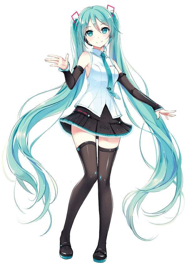 8 Hatsune Miku Sleek Anime Digital Graphic Hatsune Miku Sleek Anime Digital Graphic