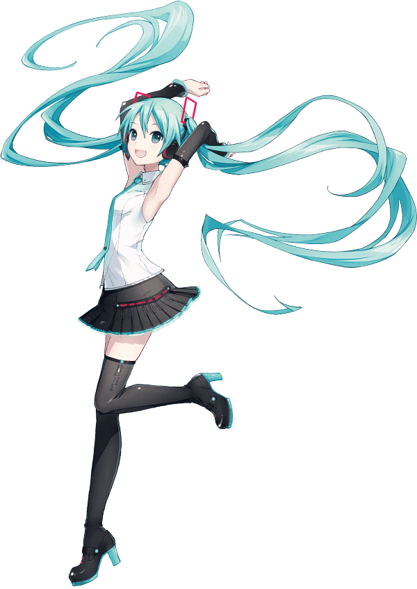 50 Hatsune Miku Blue-Haired Anime Girl Graphic Hatsune Miku Blue-Haired Anime Girl Graphic