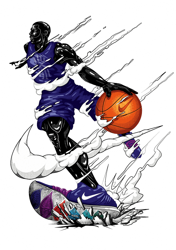 26 Nike Basketball Sports Action Digital Art Nike Basketball Sports Action Digital Art